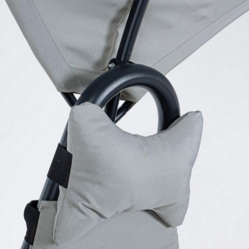 Chaise Longue mecedora de exterior Baffin antracita