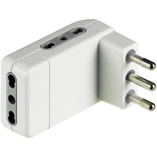 Bticino S3606De Adaptador para toma de corriente tipo L (It) Blanco