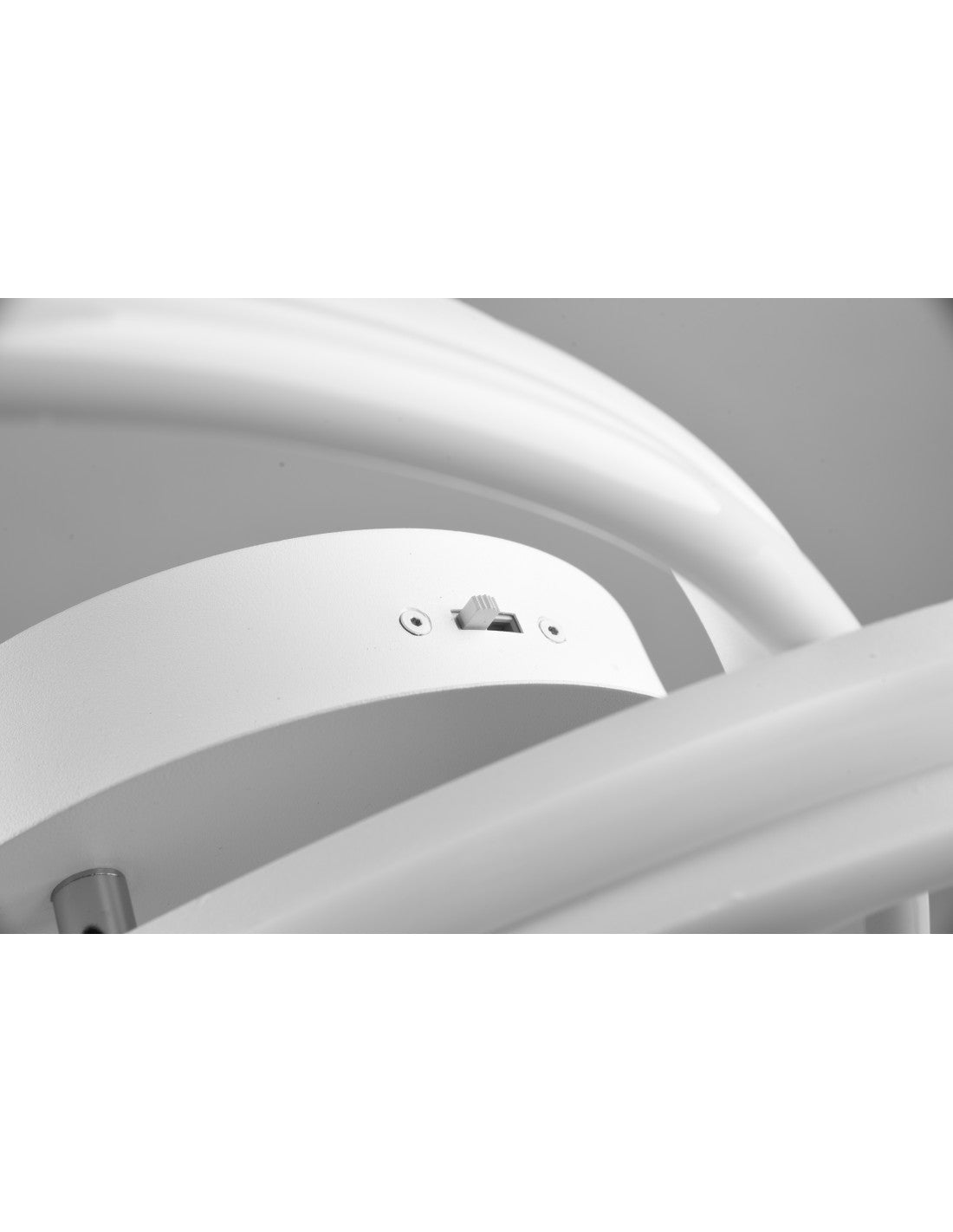 Lámpara de techo Vortice moderna Yara White Led Dimmer Trio Lighting