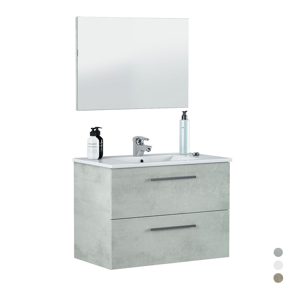 Mueble de baño suspendido Aruba/Arnold (para montar)
