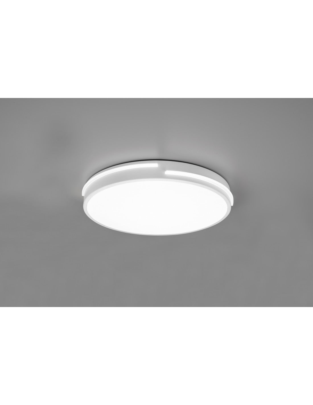 Lámpara de techo Tacoma moderna blanca Led Dimmer 24w Ø40 cm Trio Lighting