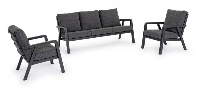 Conjunto de salón de jardín Truman antracita