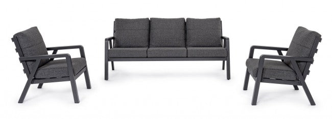 Conjunto de salón de jardín Truman antracita