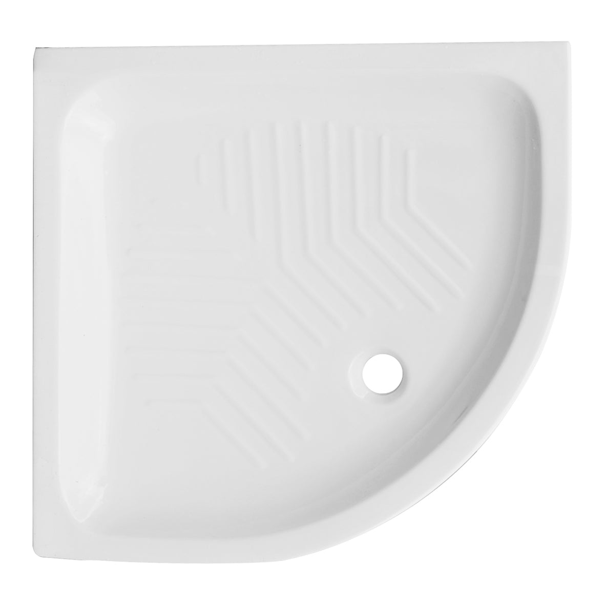 Plato de ducha esquinero de cerámica Dianhidro