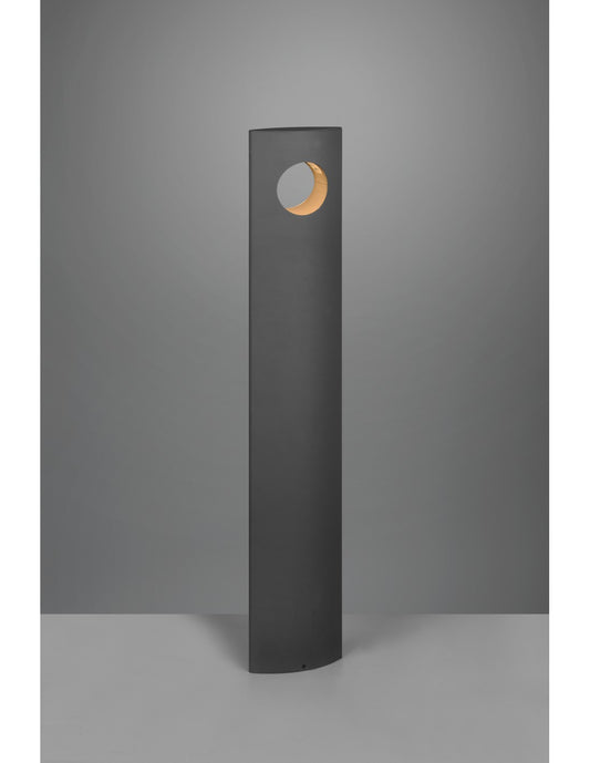 Katun IP54 Trio Lighting LED Antracita Poste de exterior de aluminio
