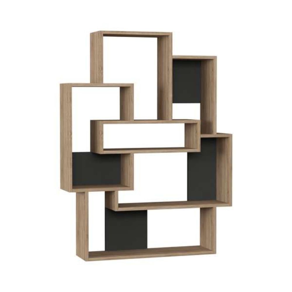 Librería barce roble 101x22x132h