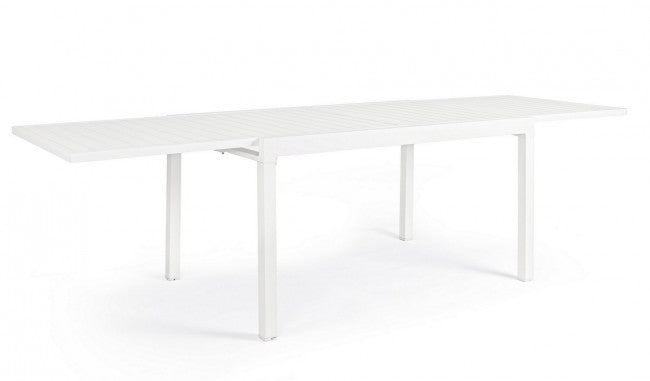 Mesa Pelagius Aluminio 135-270X90 Blanco Yk11