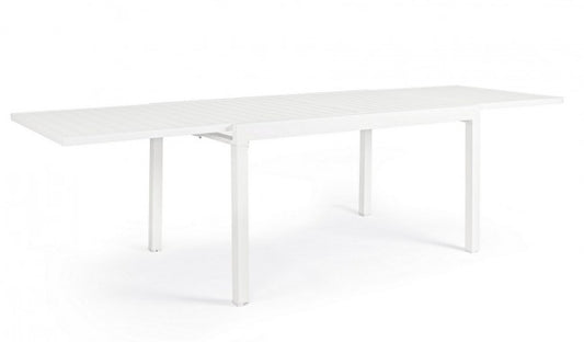 Mesa Pelagius Aluminio 135-270X90 Blanco Yk11