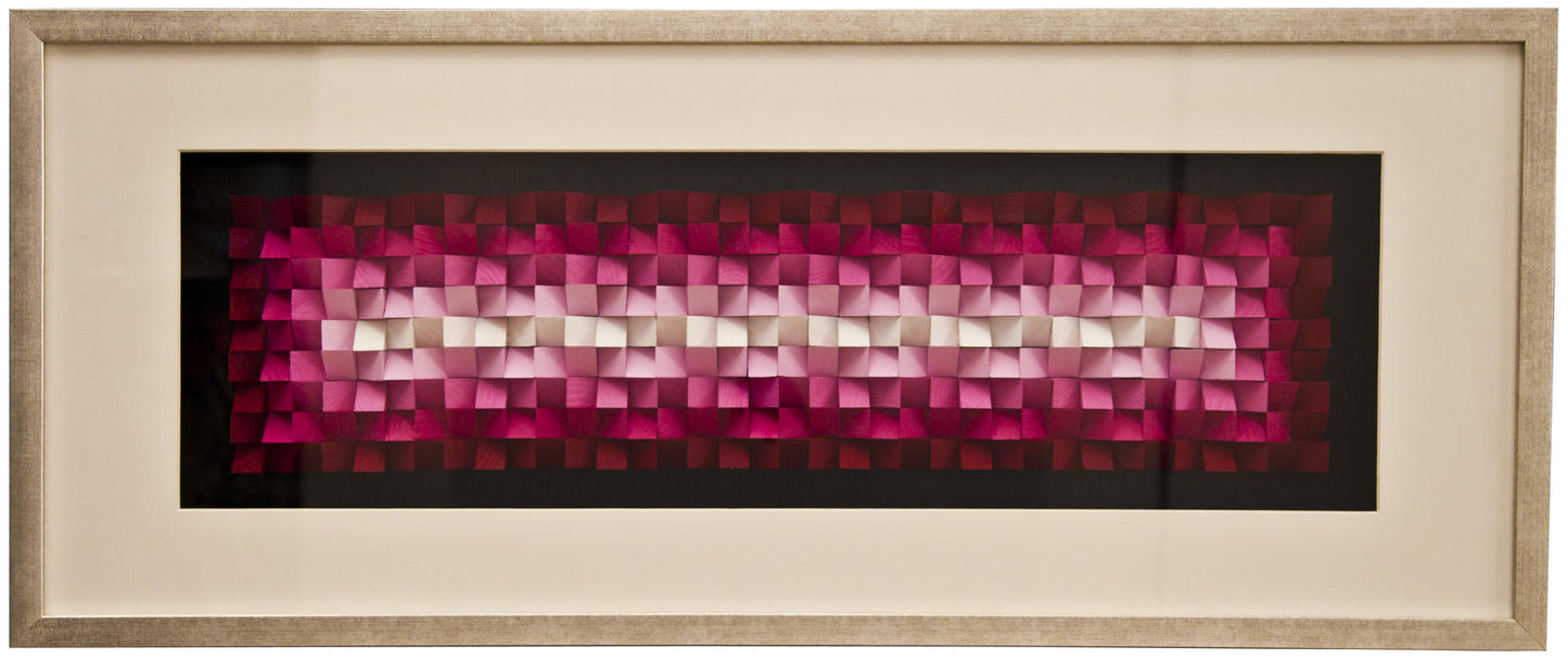 Cuadro 3D acabado cristal y lienzo multicolor 120x50 cm