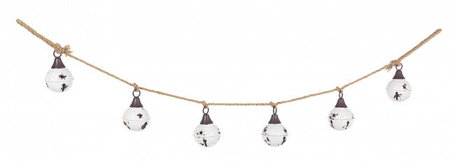 4x Cuerda 6F Campana Metálica Blanca