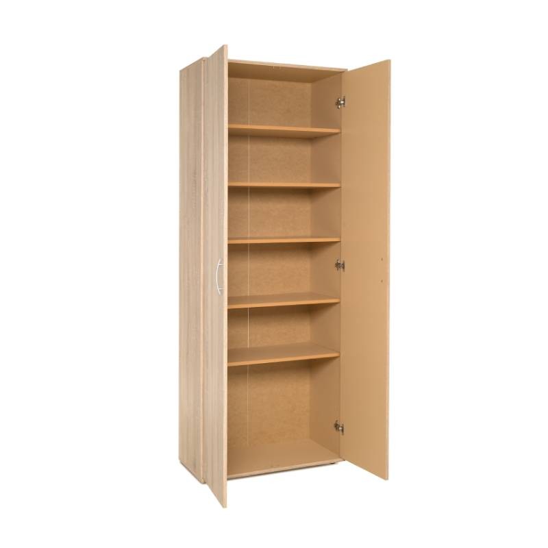 Armario dormitorio Sonoma con estantes 70 x 34 x 187 h cm