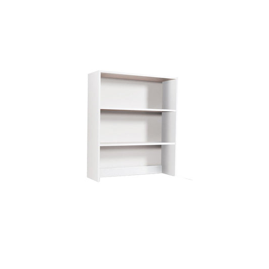 Librería de pie para escritorio 2 estantes Fresno Blanco Al.105x90x29cm