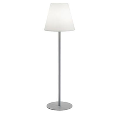 Lámpara de pie pequeña E27 aluminio línea lounge