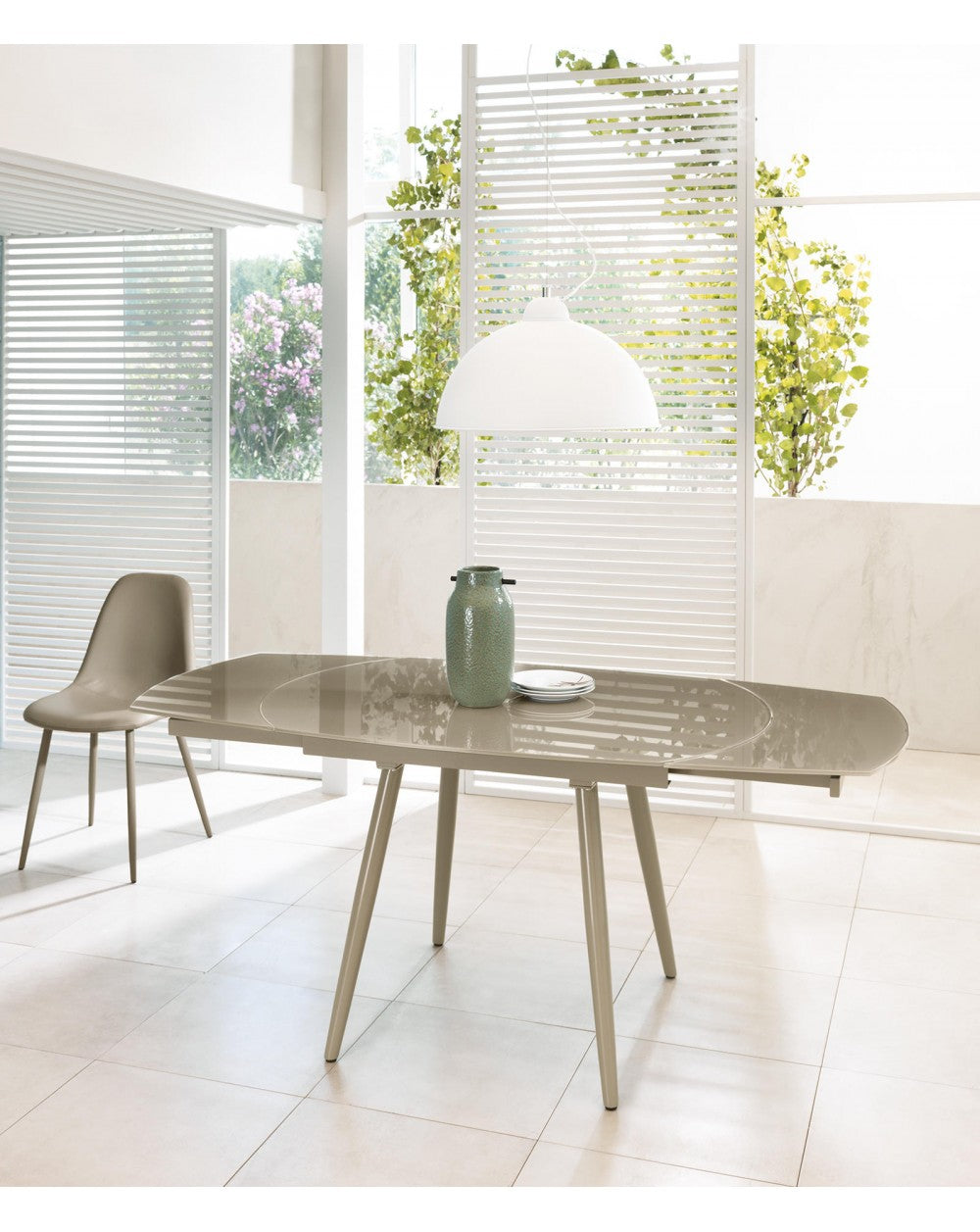 Mesa extensible 120-180 x 90 cm - Kyoto cuatro