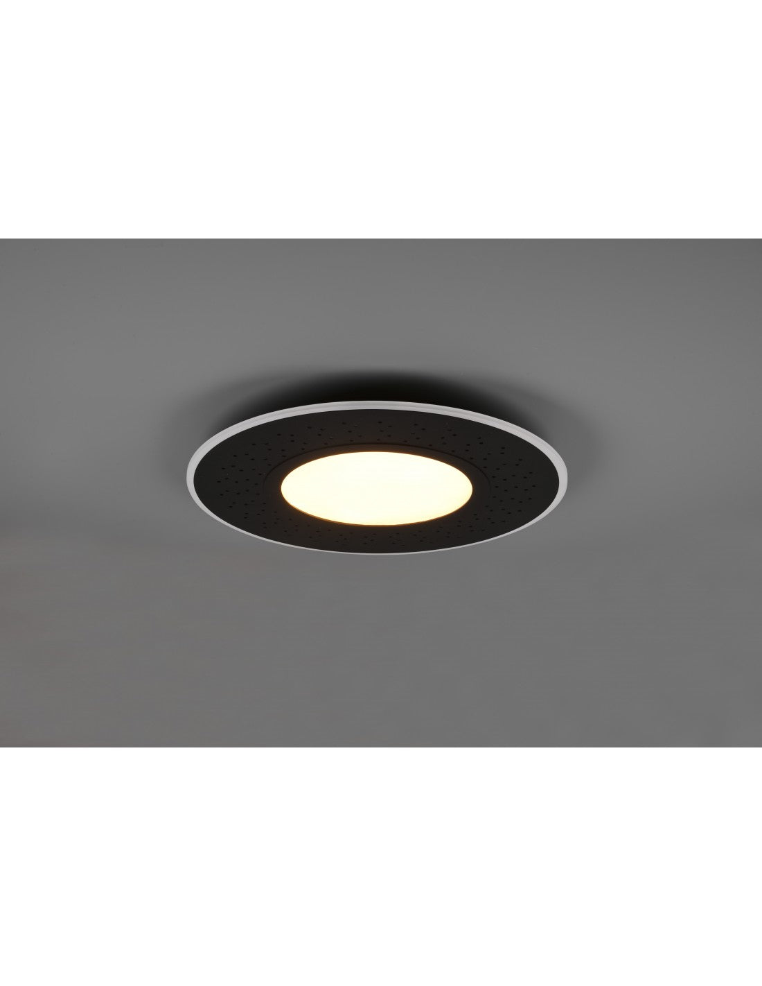 Plafón moderno Verus Negro Led Dimmer 44w Trio Lighting