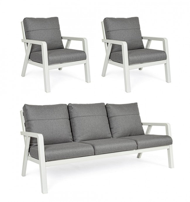 Conjunto de salón de 3 piezas con cojines Truman Lunar