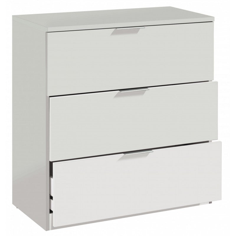 Cómoda de dormitorio blanca 77x38x80h cm