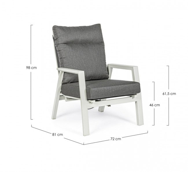 2x sillón reclinable CC Kledi Lunar