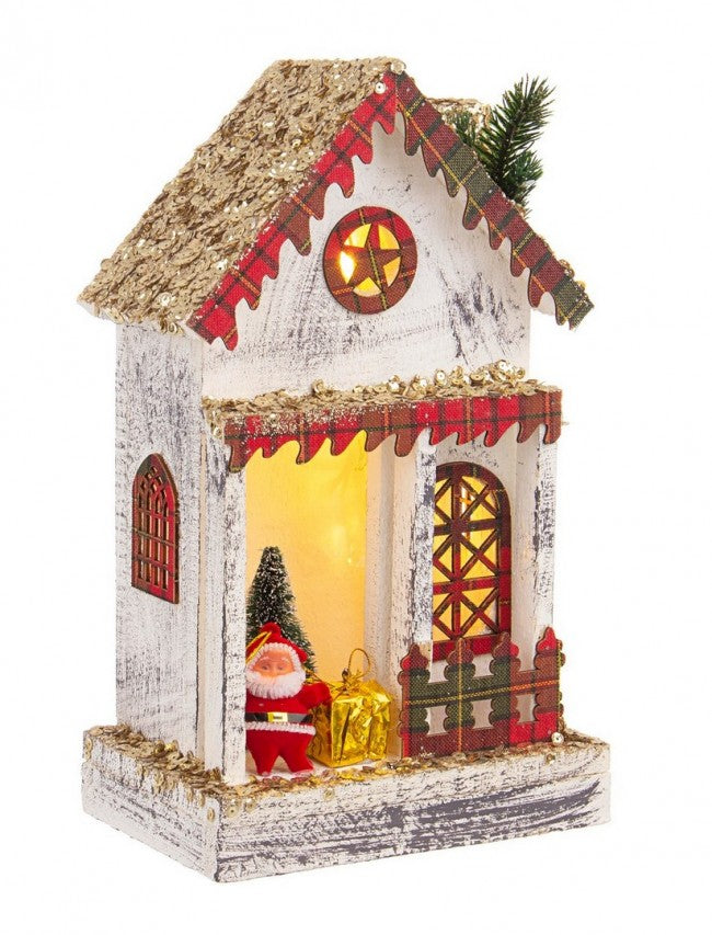 4x Casa Madera 72444 Blanco C