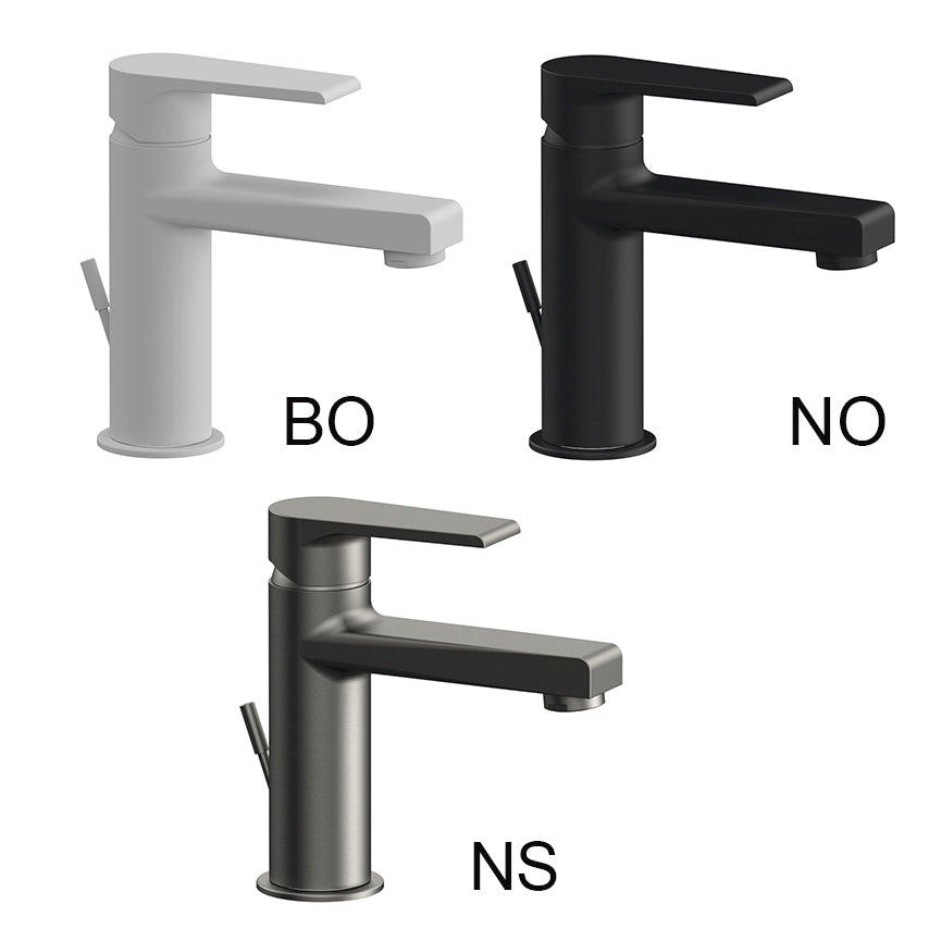 Mezclador monomando de lavabo Artic line en níquel cepillado