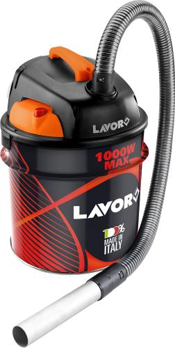 Lavor Ashley 901 - Aspirador de cenizas silenciado de 18 litros para aspirar cenizas de chimeneas y estufas con una potencia de 1000W.