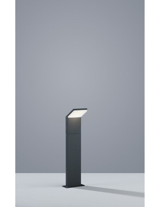 Bolardo de jardín moderno Pearl Led IP54 Antracita H50 cm Trio Lighting