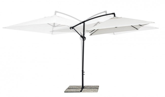 Paraguas de brazo Texas 2x3 cm antracita-natural