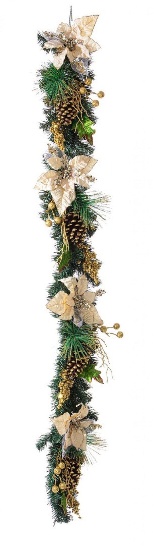 4x Boa Kyle Poinsettia Champán Alt. 180