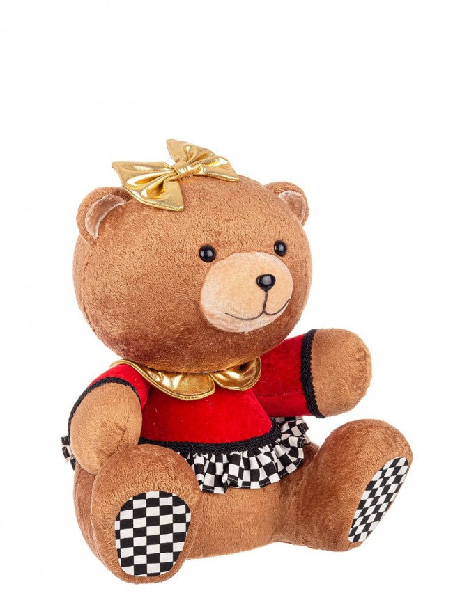 2x Oso Alwyn Sentado Rojo C