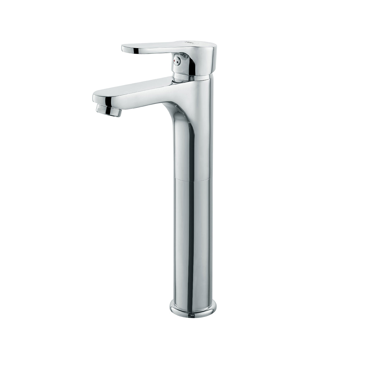 Mezclador de lavabo negro mate de 23,5 cm de altura sin desagüe