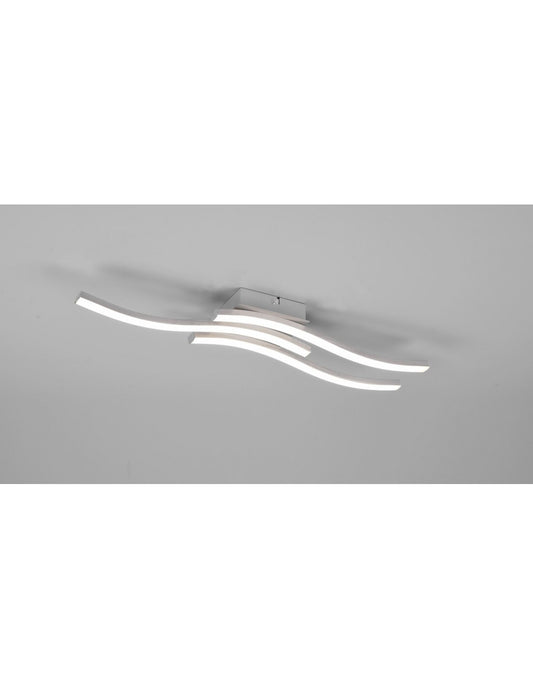 Plafón Moderno LED Varillas 4000k Ruta Nichel Trio Lighting