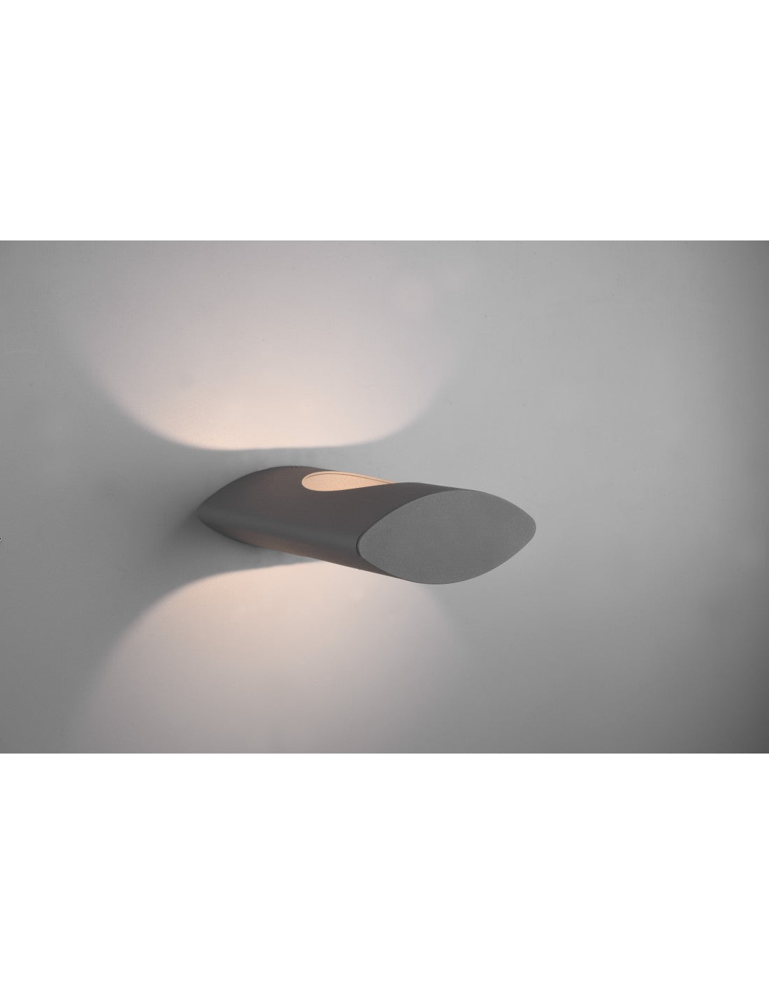 Aplique IP54 Doble Emisión Antracita LED Katun Trio Lighting