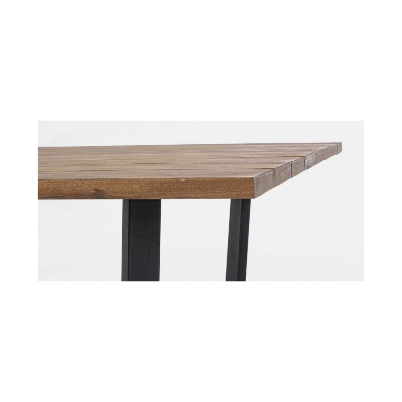 Mesa Helsinki antracita-natural 130x130 cm