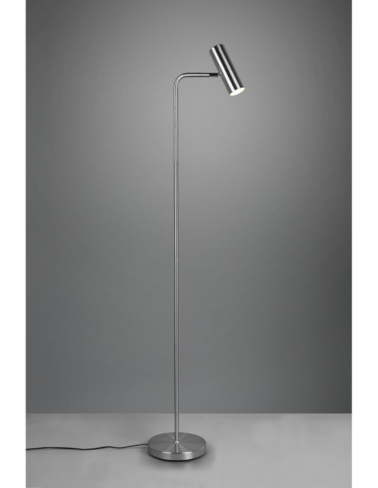 Lámpara de pie Marley Níquel Spot Cilindro H151 Trio Lighting