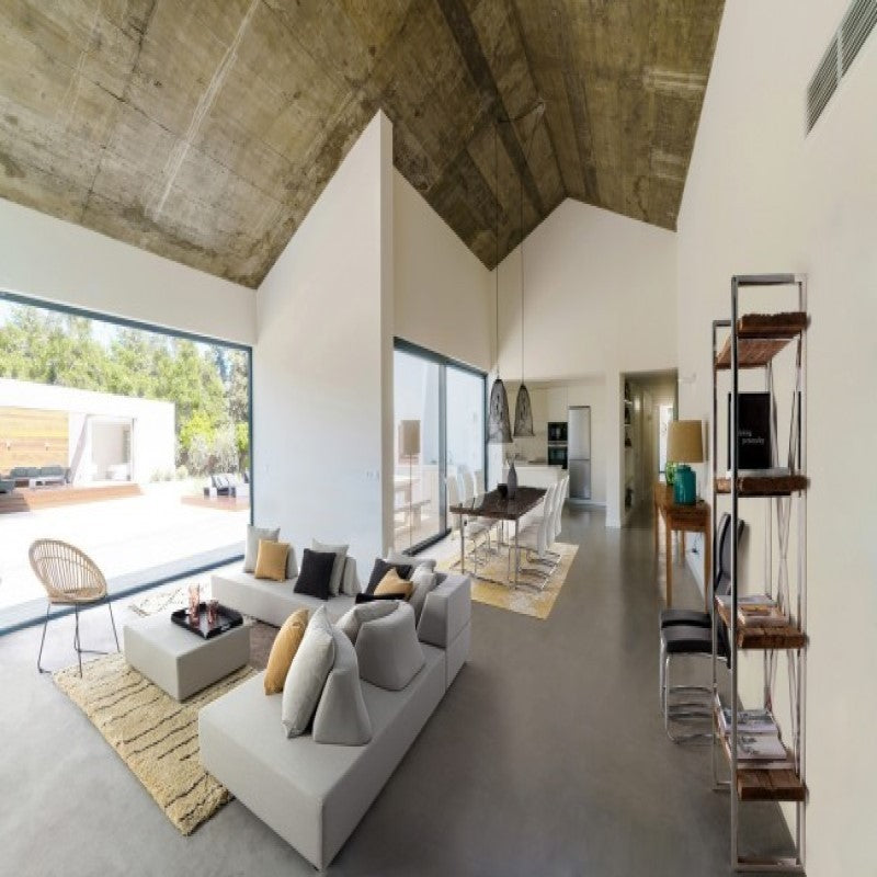 Alfombra Linee Avorio 140x200 de algodón