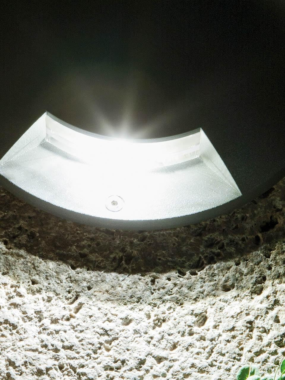 Baliza de suelo 4W LED 4000K línea superior grafito