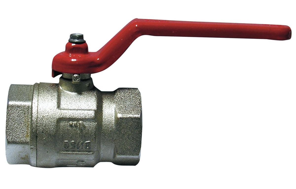 Válvula de bola con palanca roja 2"1/2 (DN 65) 18 bar/261 psi