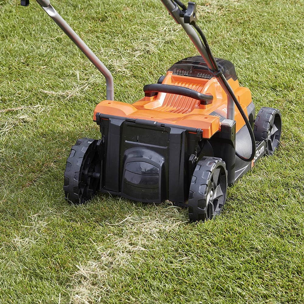 Black&amp;Decker BCMW33184L2-QW cortacésped inalámbrico inalámbrico doble batería 18V 4.0 Ah