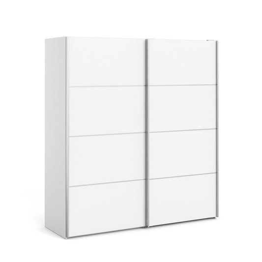 Kit armario dormitorio Verona blanco con puertas correderas