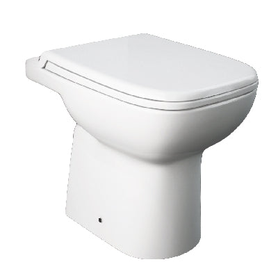 Original WC monobloque con desagüe de pared.