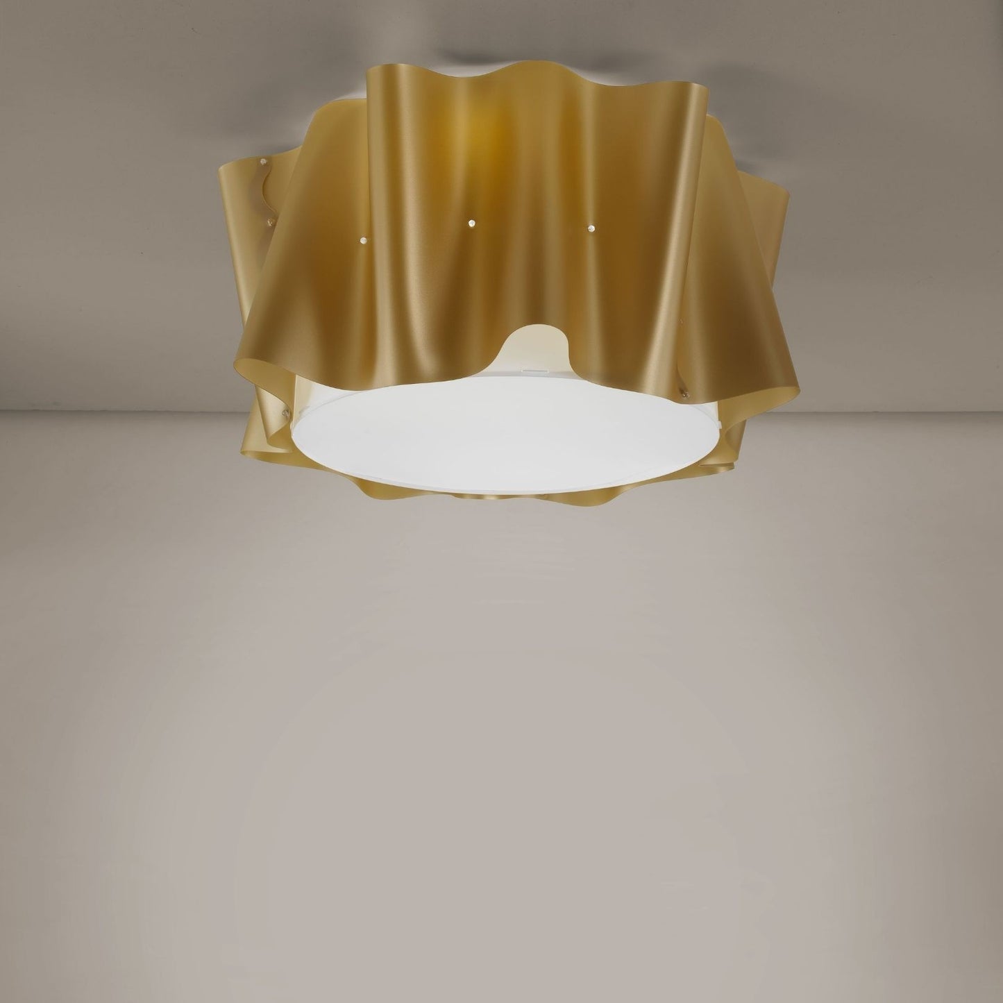 Plafón 5 luces New Gold cm. 60x32h