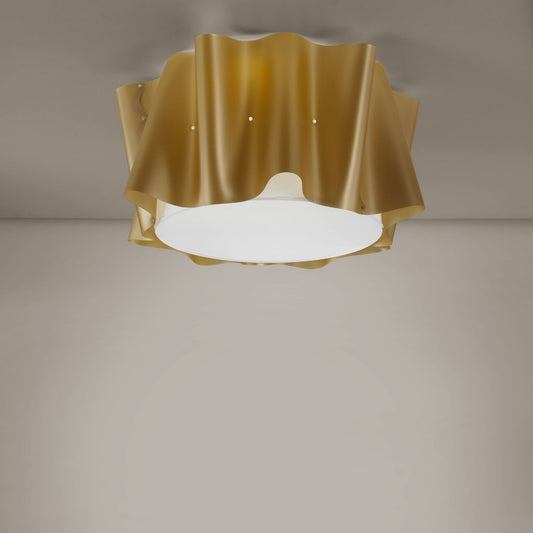 Plafón 5 luces New Gold cm. 60x32h