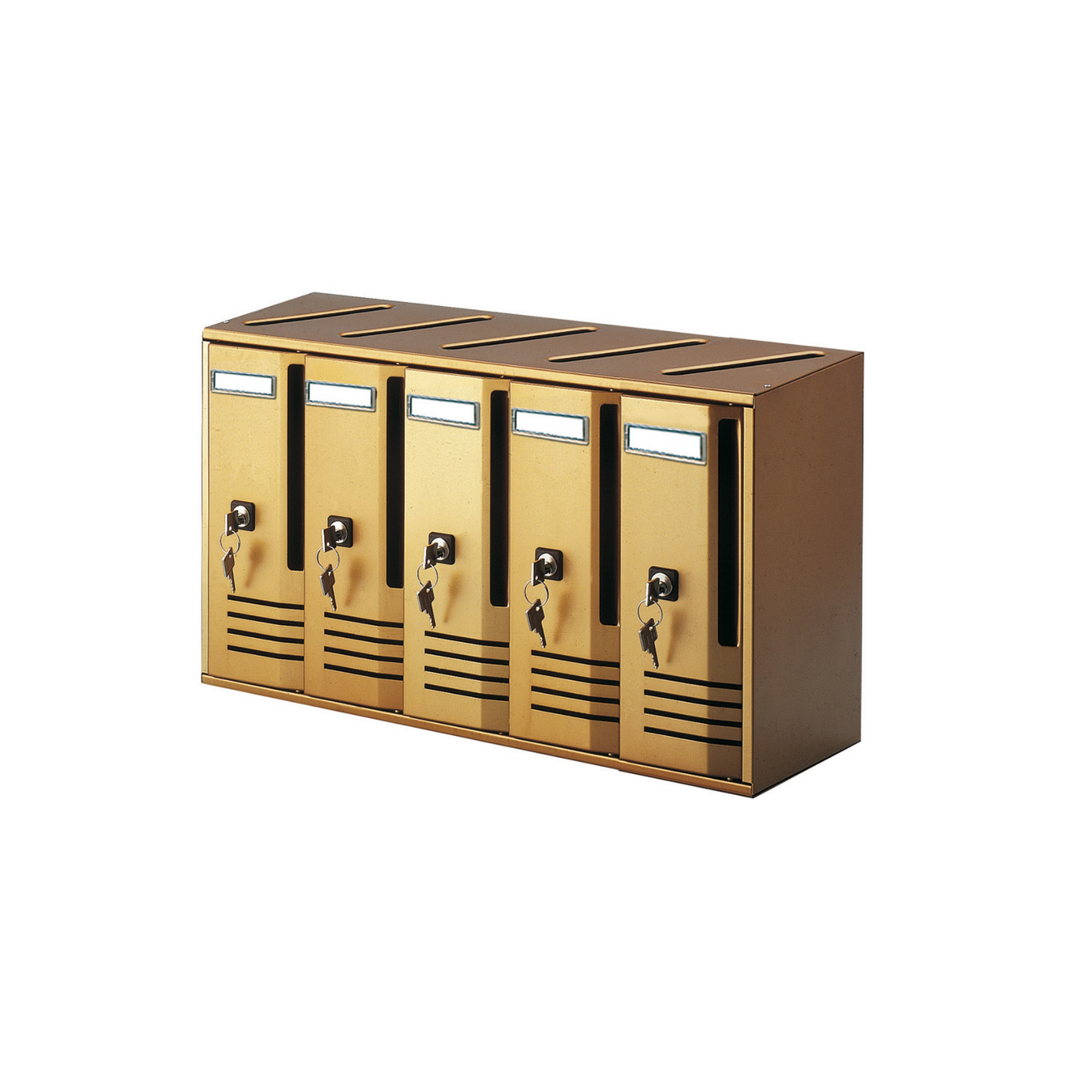 Buzón de 5 plazas en bronce