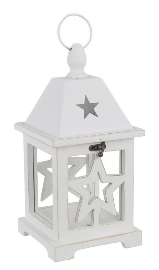 8x Linterna Alinka Madera Blanca C