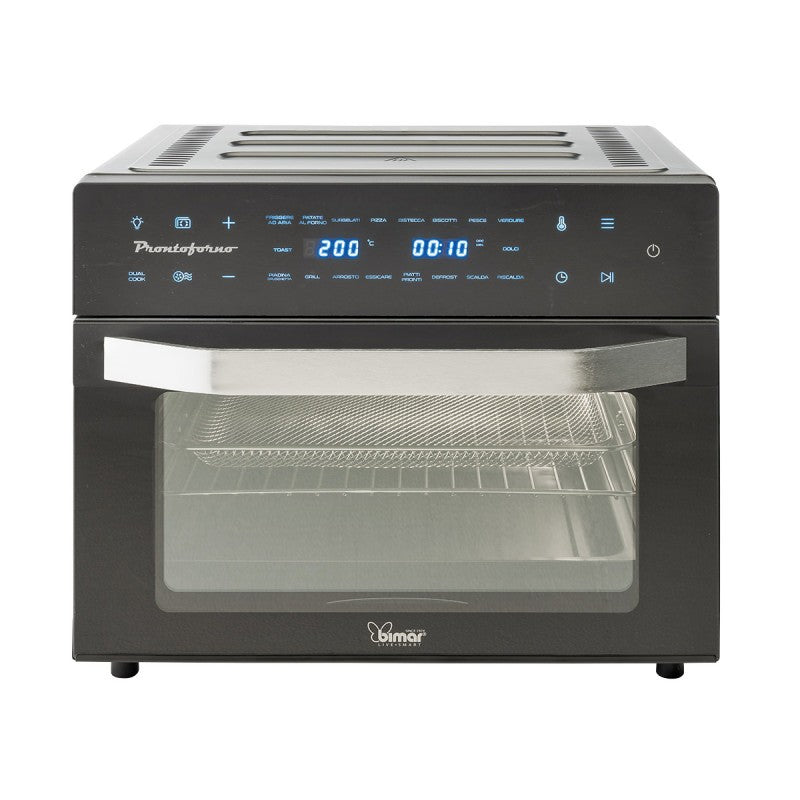 Horno electrónico ventilado de acero inoxidable de 30 litros. 