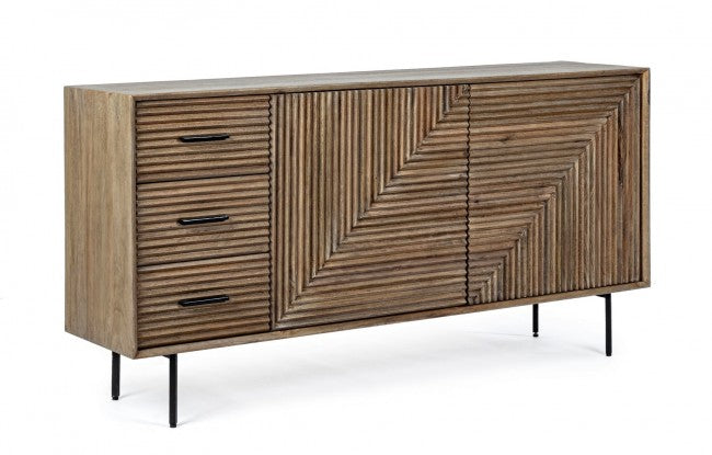 Aparador Darsey de madera con 2 puertas y 3 cajones