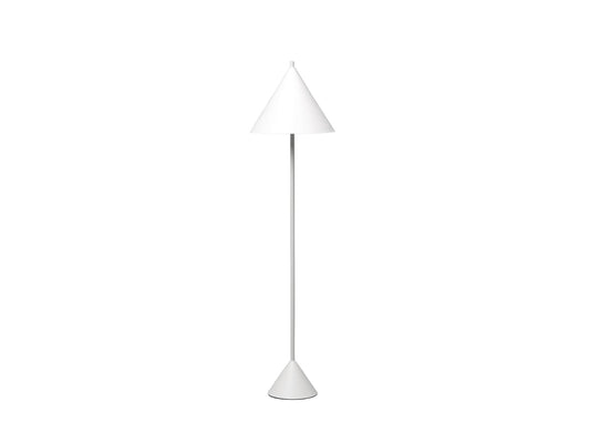 Lámpara de pie de metal blanco D40xD40x156h cm