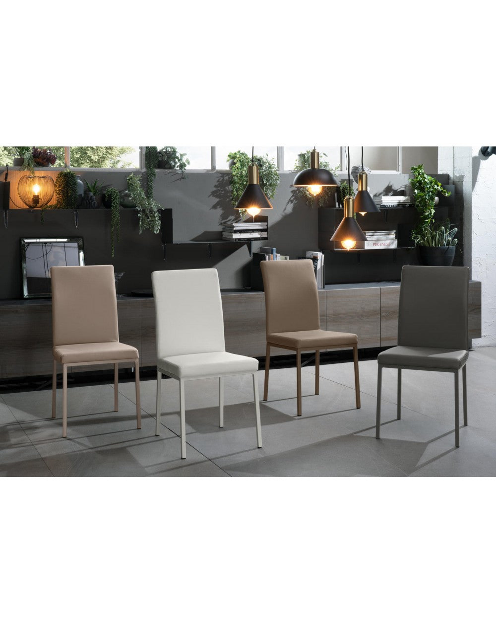 2x Silla de piel sintética - Bandera