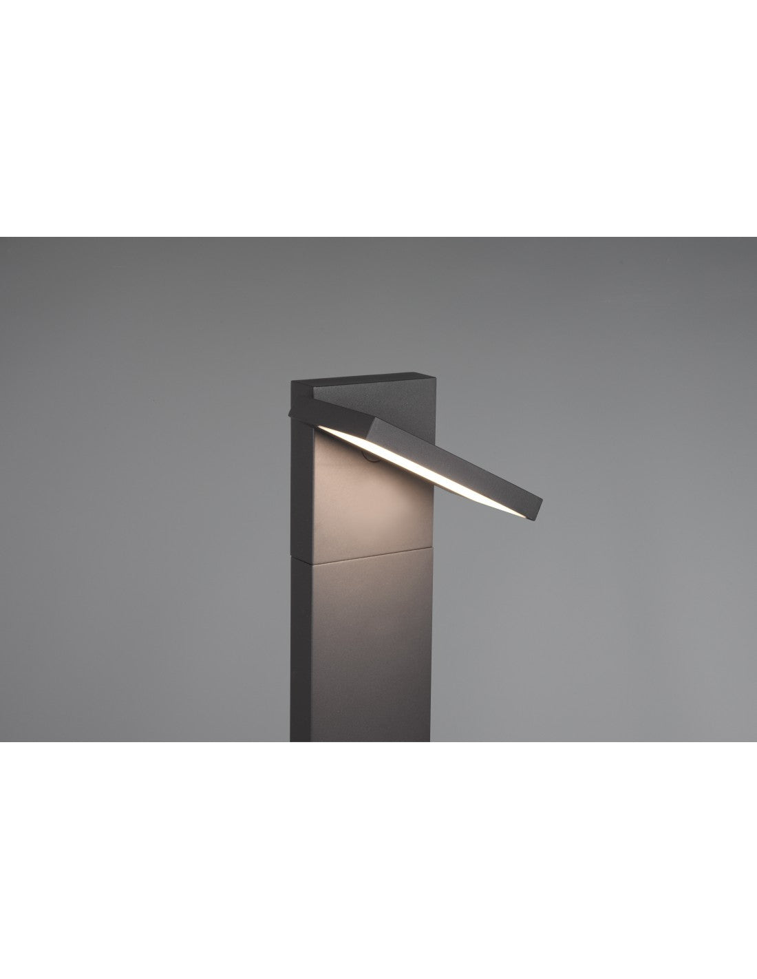 Iluminación exterior LED de poste alto de aluminio antracita IP54 Horton Trio