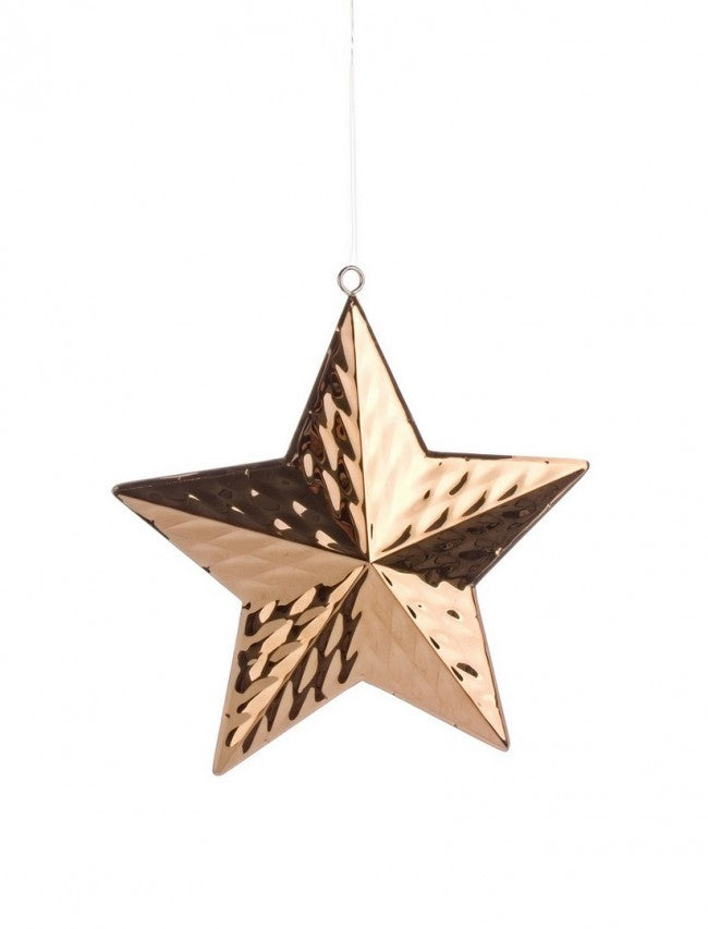 4x Colgante Estrella Chapado en Cobre M